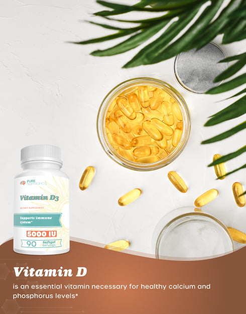 Vitamin D3 5000 IU Softgels